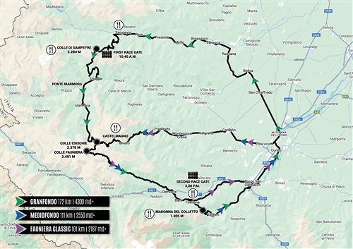 Manifestazione ciclistica Fausto Coppi - Modifiche alla viabilità e sospensione navetta per Elva al mattino